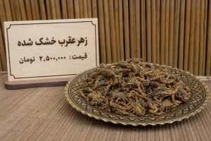 قیمت زهر عقرب خشک شده راهنمای نرخ روز و زمان خرید